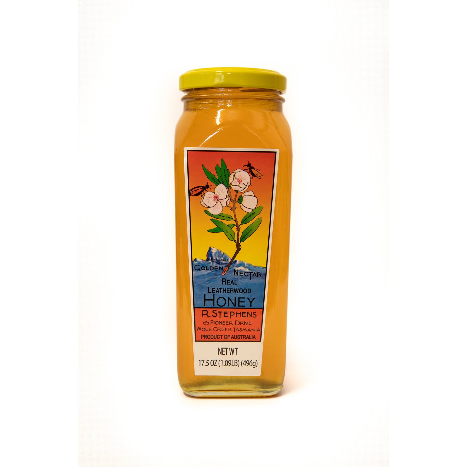 R STEPHENS LEATHERWOOD GOLDEN NECTAR HONEY 1.06 Lbs
