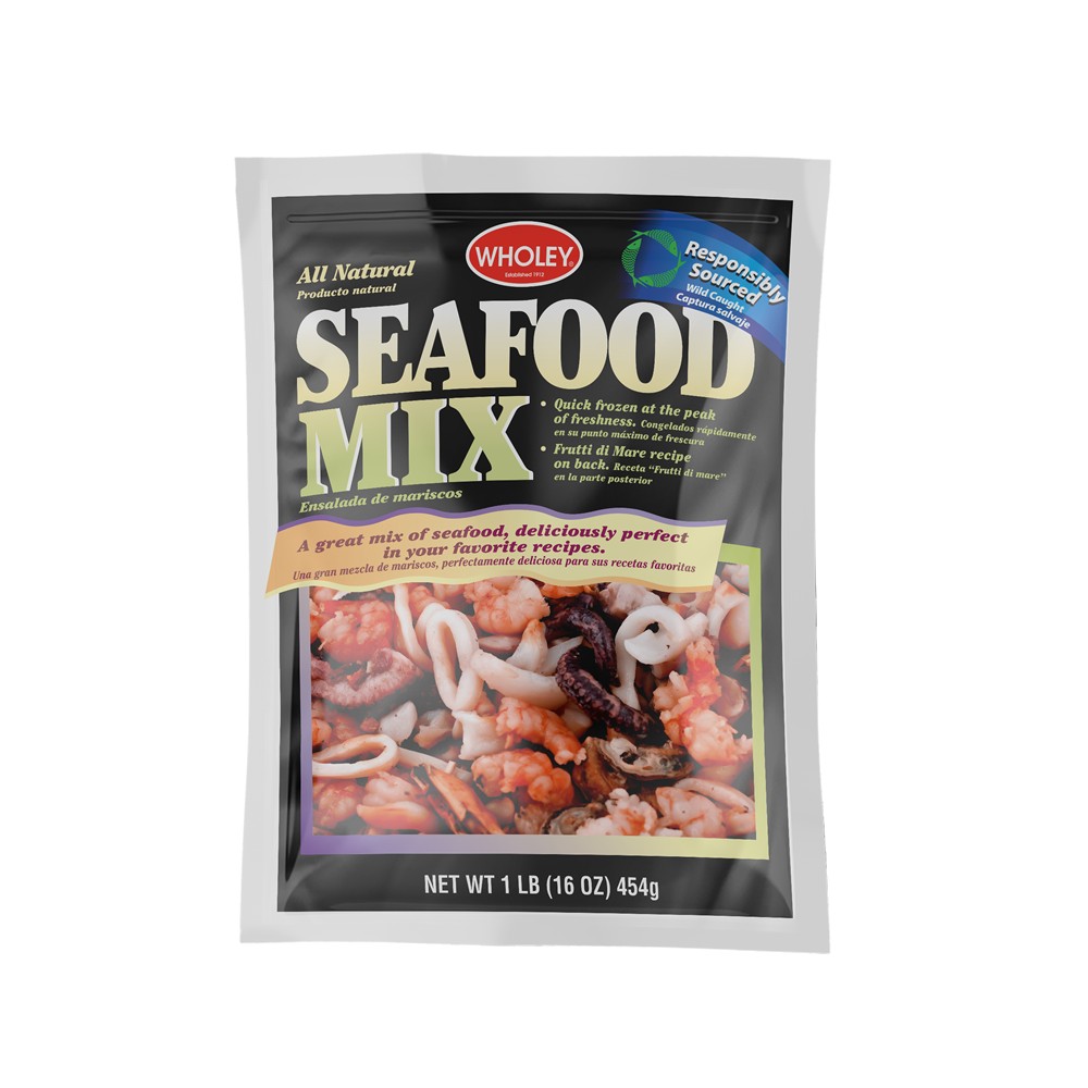 WHOLEY SEAFOOD MIX 1 LBS