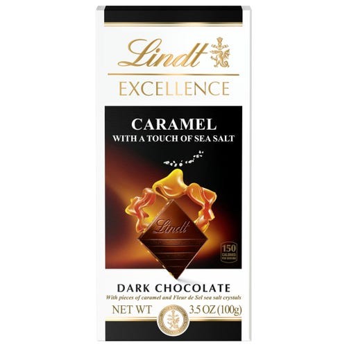 LINDT CARAMEL WITH SEA SALT 0.28 Lbs