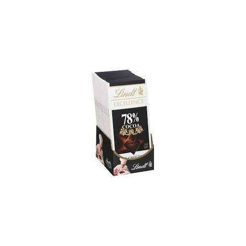 LINDT EXCELLENCE DARK CHOCOLATE 78% COCOA 0.22 Lbs