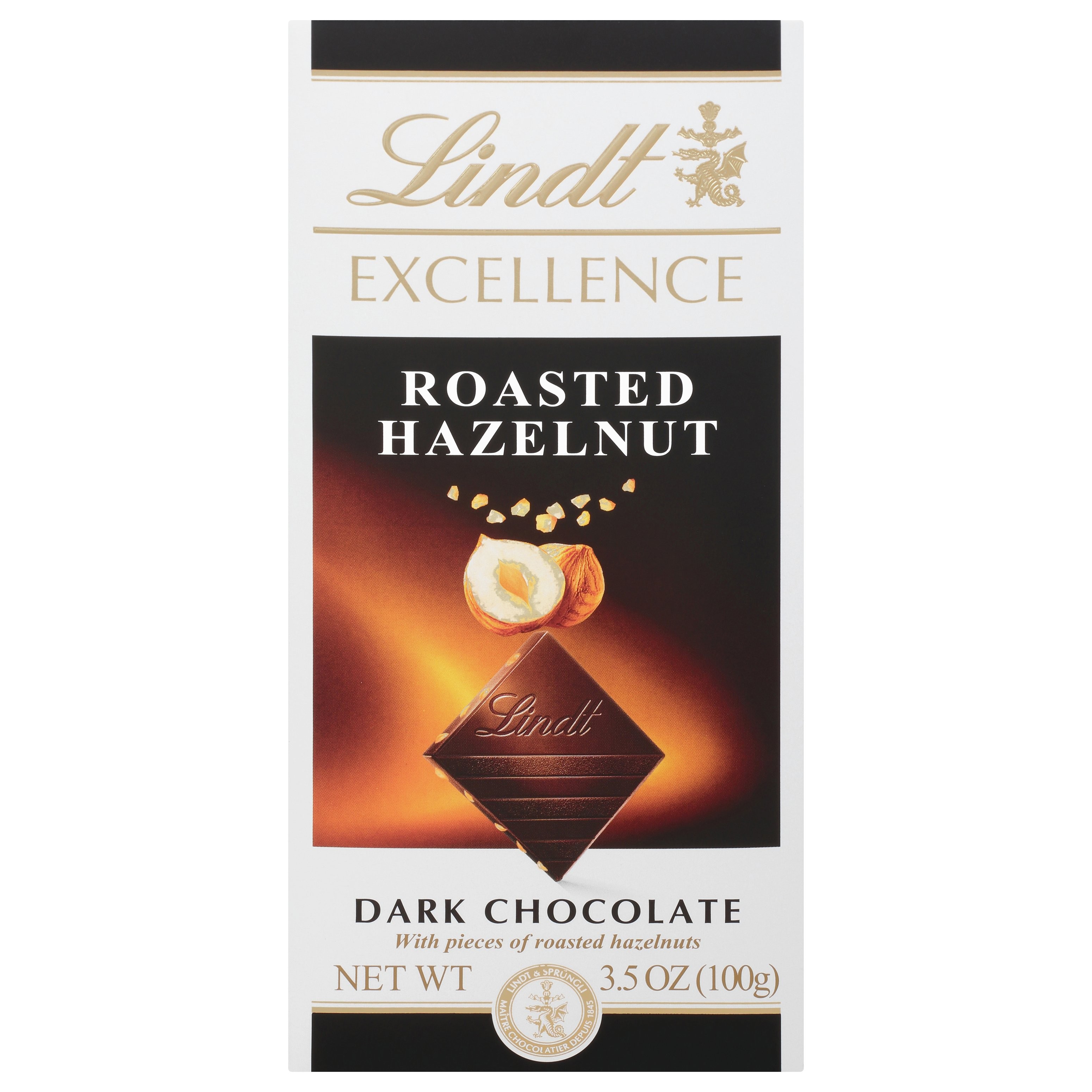 LINDT ROSTED HAZELNUT DARK CHOCOLAT 0.22 Lbs