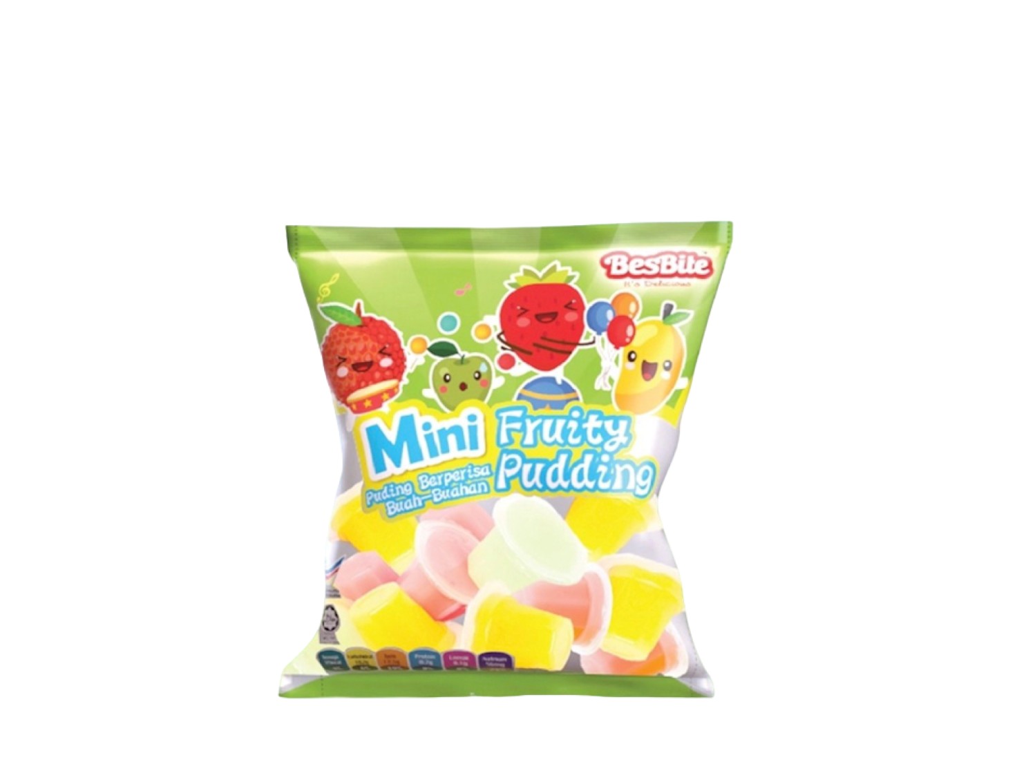 Besbite Mini Fruity Pudding  225 GM