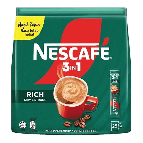 ORIGINAL PREMIX COFFEE NESCAFE 25 COUNT