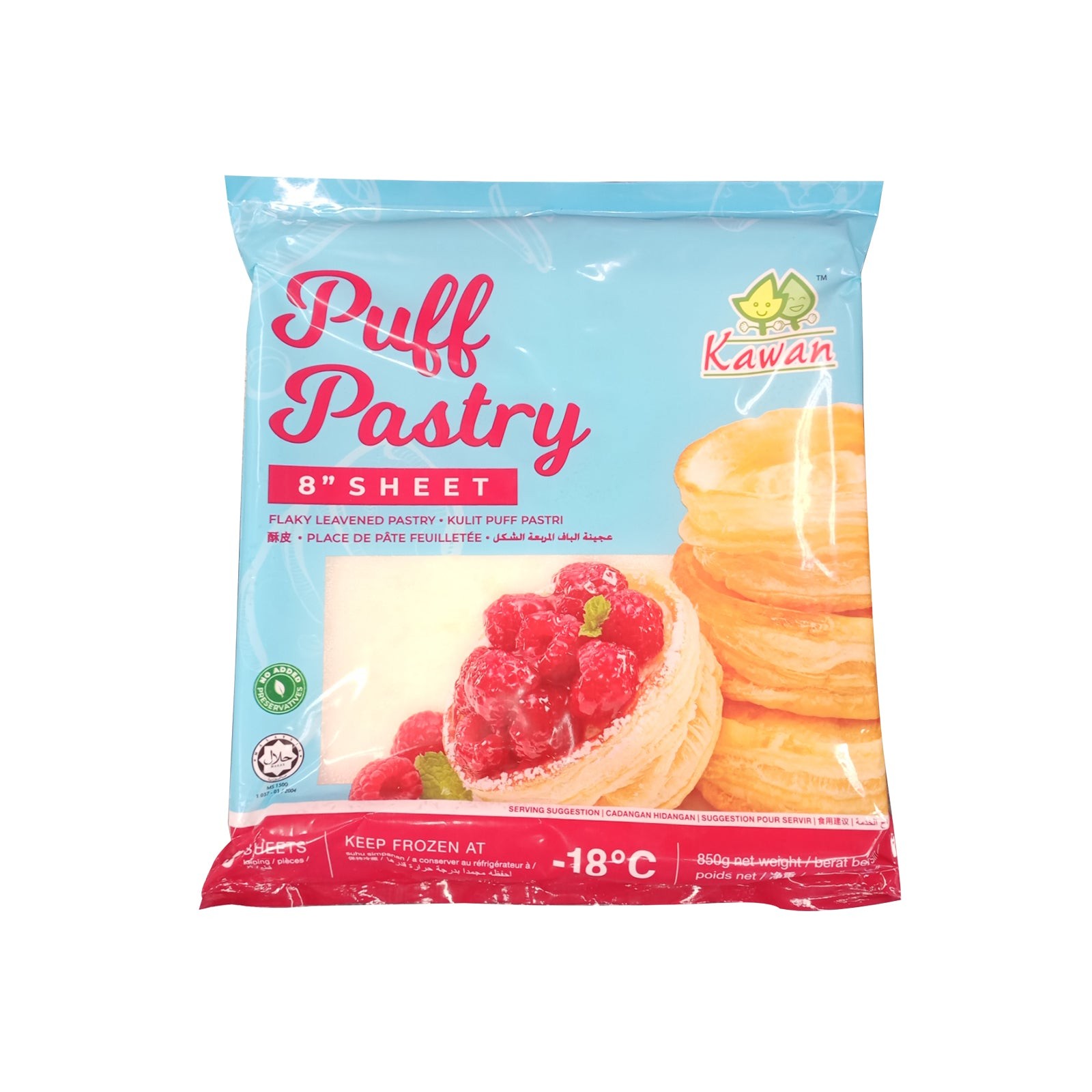 Kawan Puff Pastry Sheet 850 GM