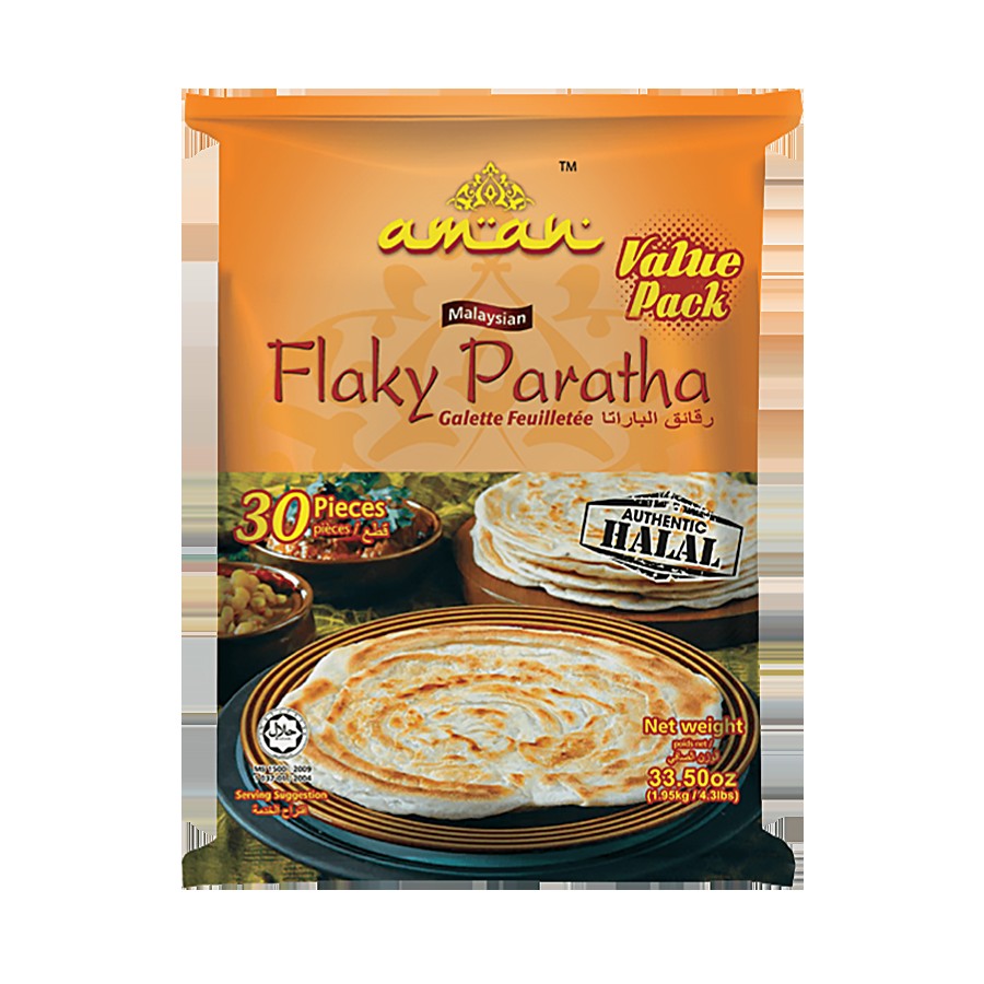 FLAKY PARATHA 30 PCS