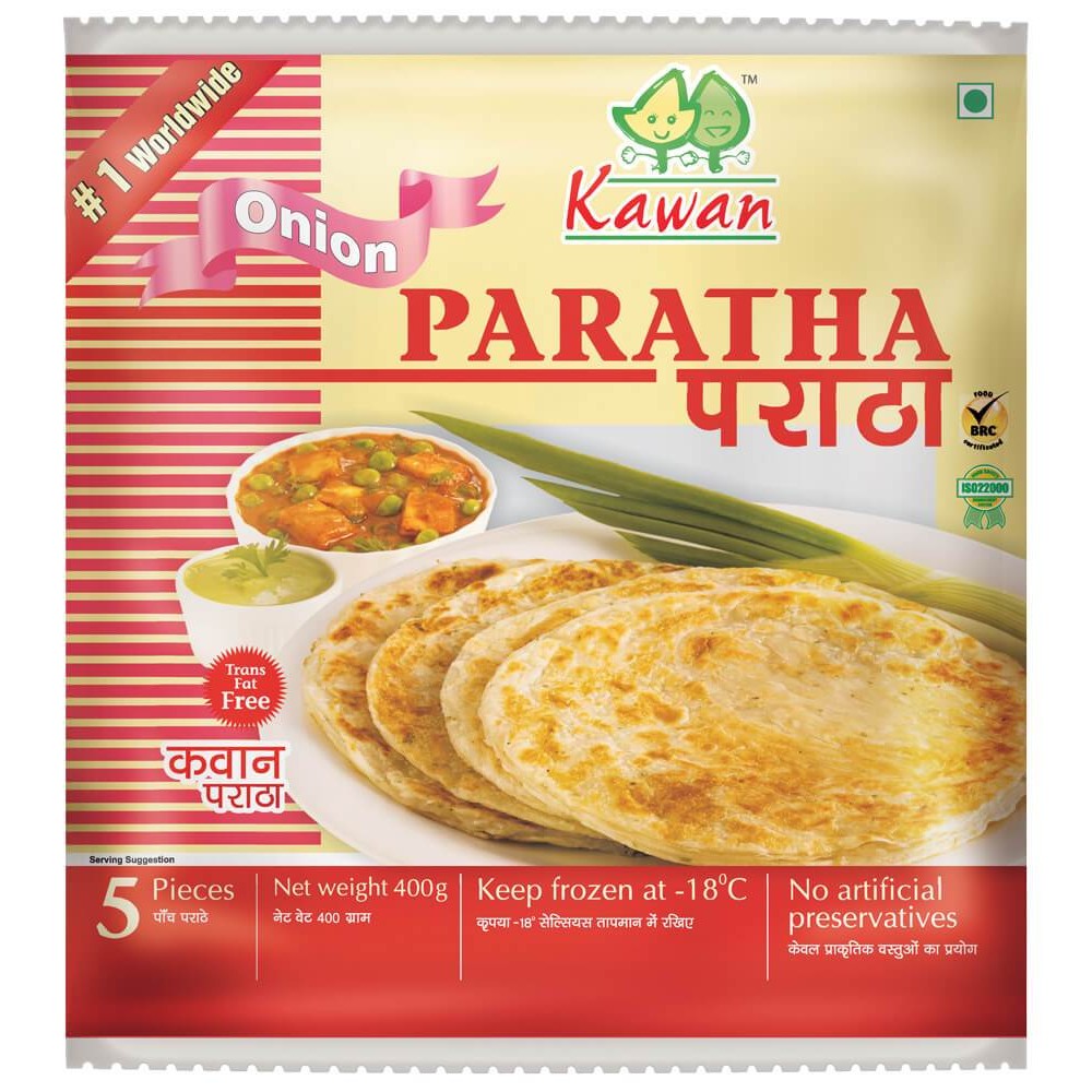 KAWAN ONION PARATHA 5 PCS