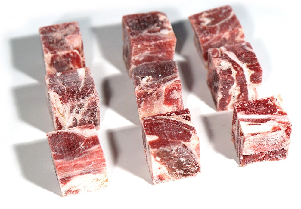 Frozen Goat Cubed 3 LB