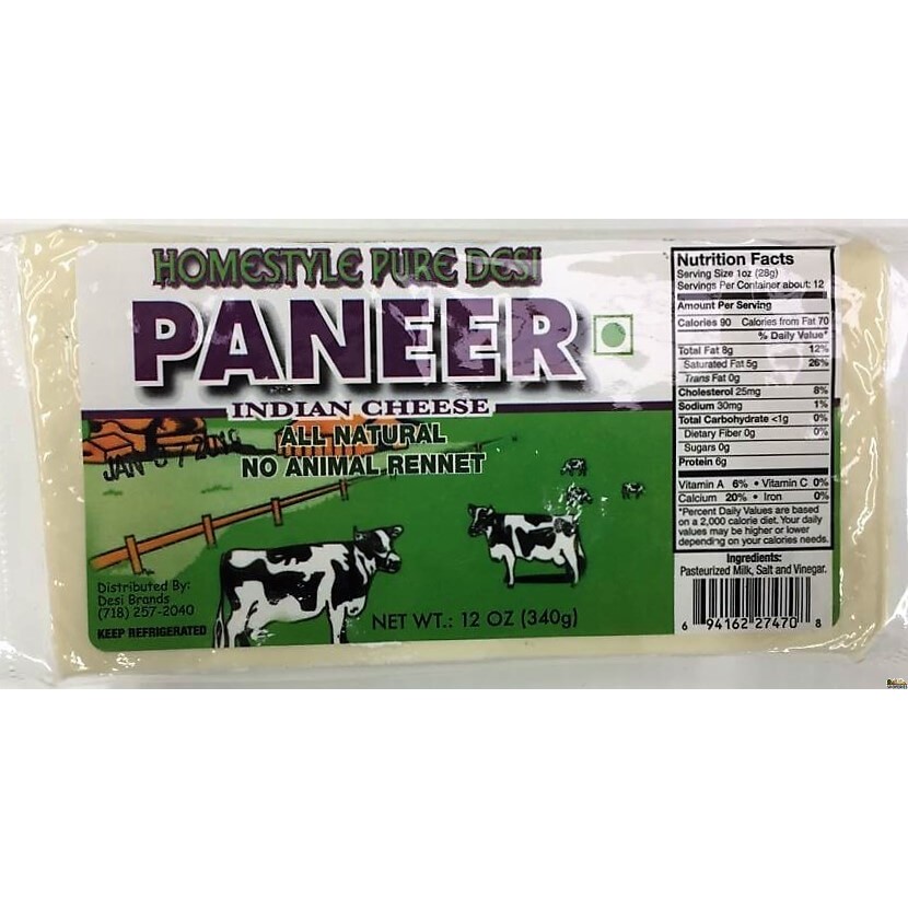 HOMESTYLE PURE DESI PANEER 340 GM