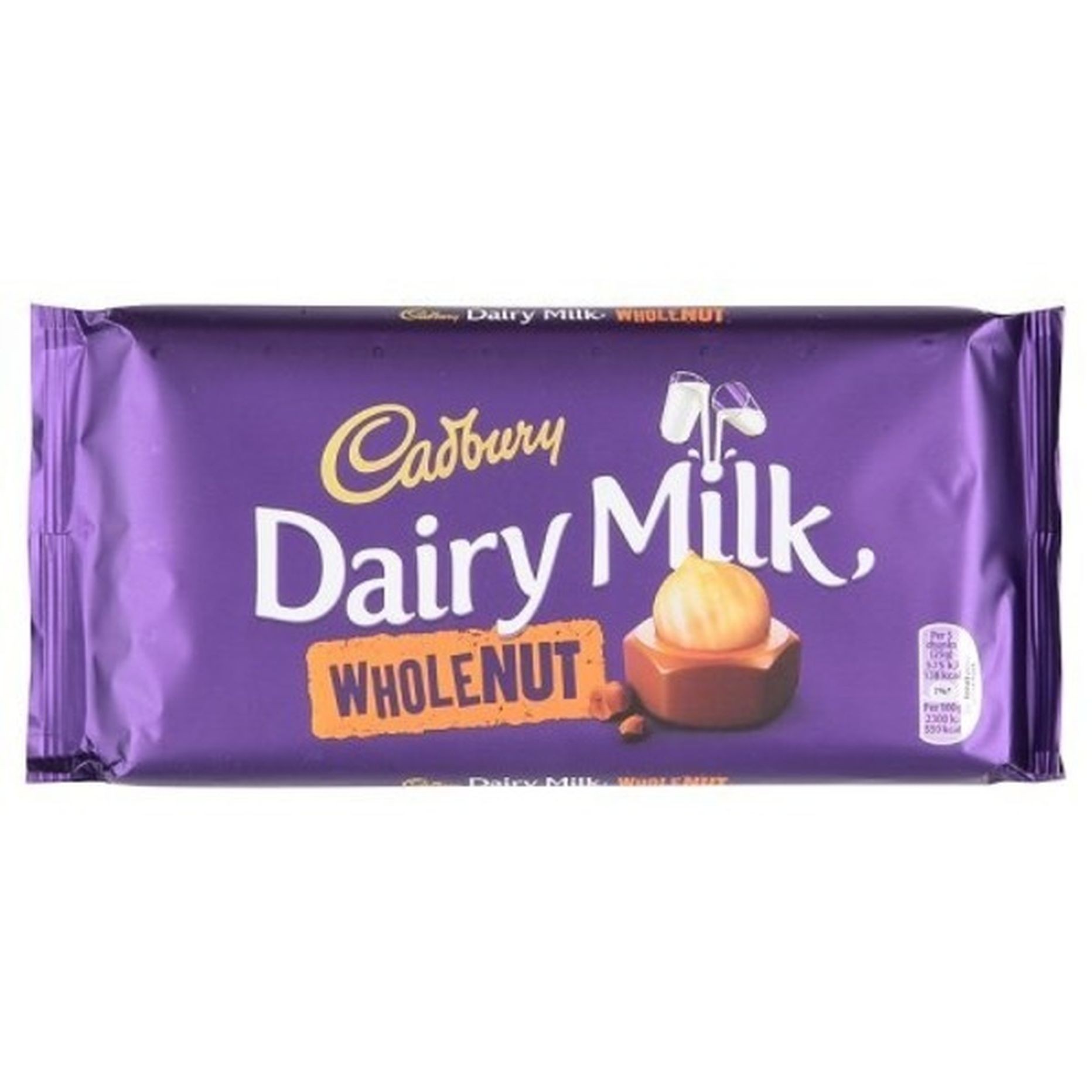 CADBURY DAIRY MILK WHOLE NUT 49 GM