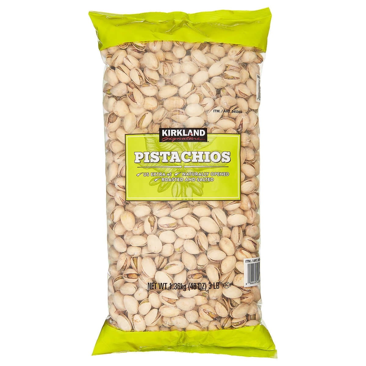 Kirkland Signature Pistachios 3 LBS