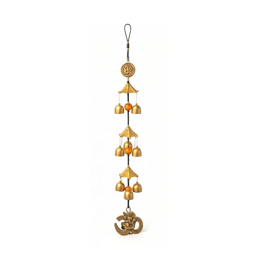 Brass Ganesh Chime W Bell Beads 2 LBS