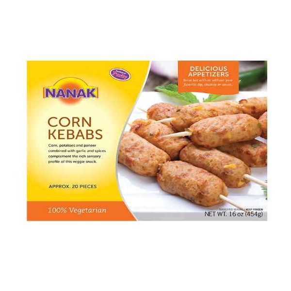 Nanak Corn Kebab 20 Each