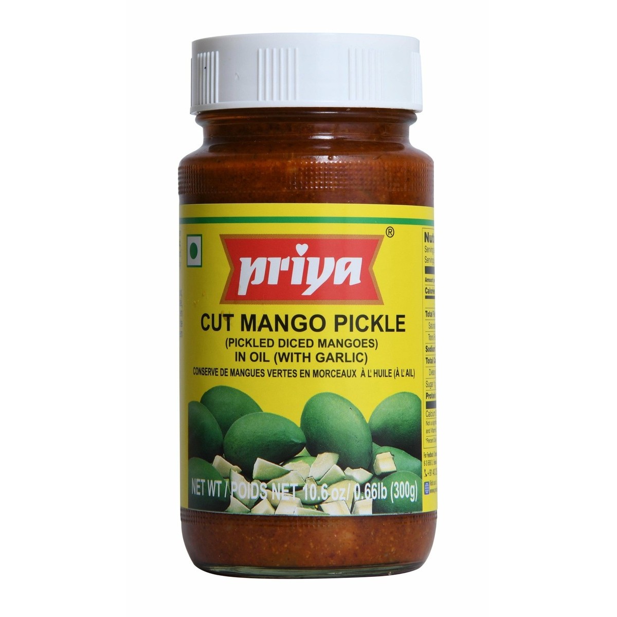 Priya Cut Mango Pickle 0.66 LBS