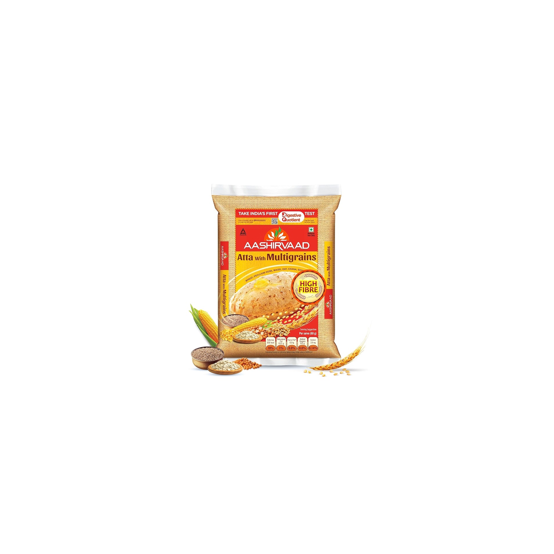 Aashirvaad Multigrain Atta 2.21 LBS