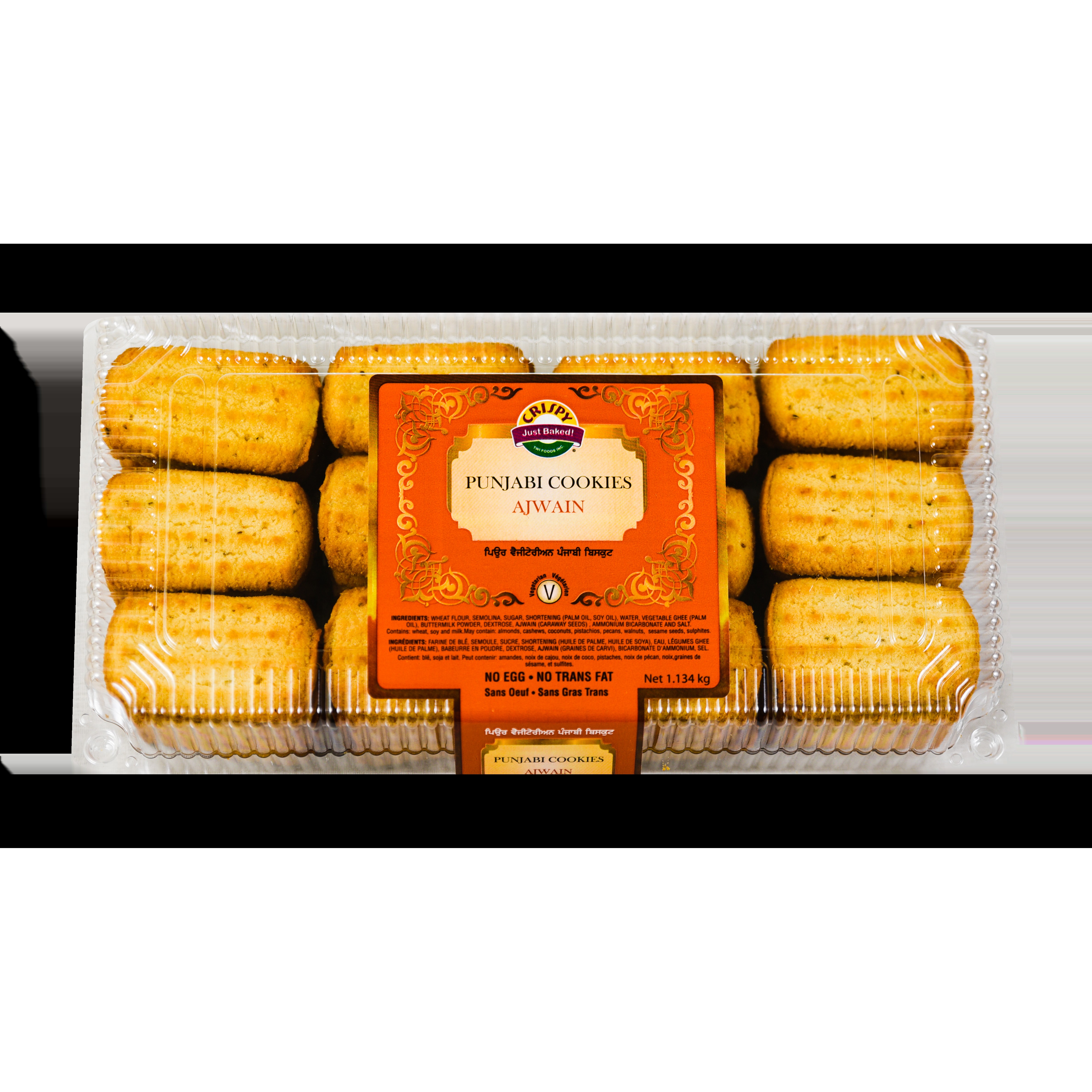 Crispy Punjabi Ajwain Cookies Biscuits 1.76 LBS