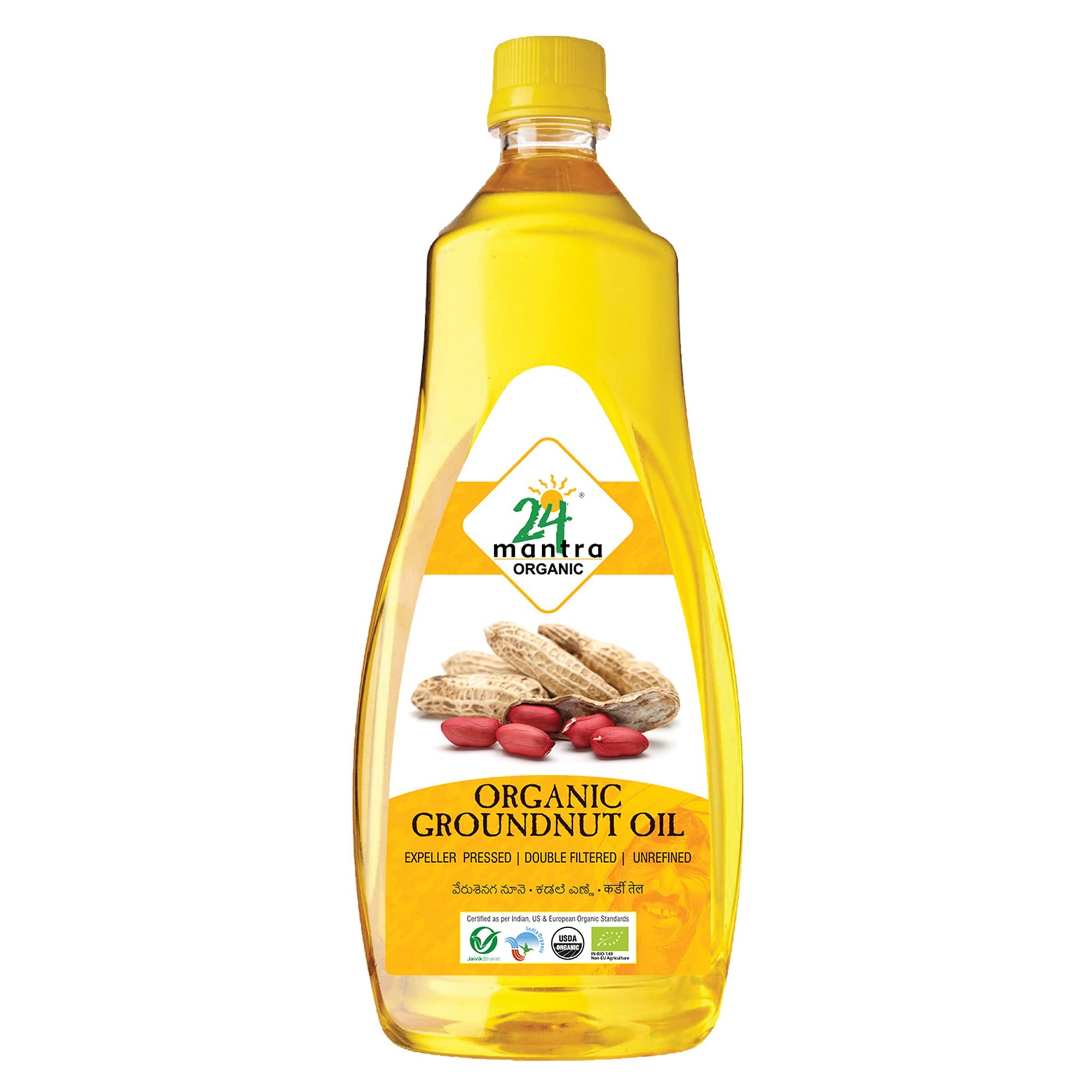 24 Mantra Organic Peanut Oil 33.81 FLOZ