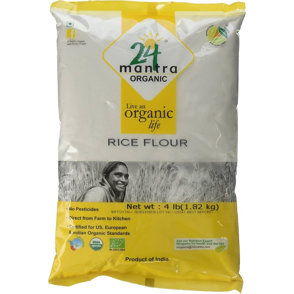 24 Mantra Organic Rice Flour 4 LBS