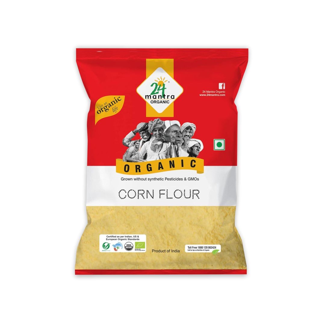 24 Mantra Organic Corn Flour 4 LBS
