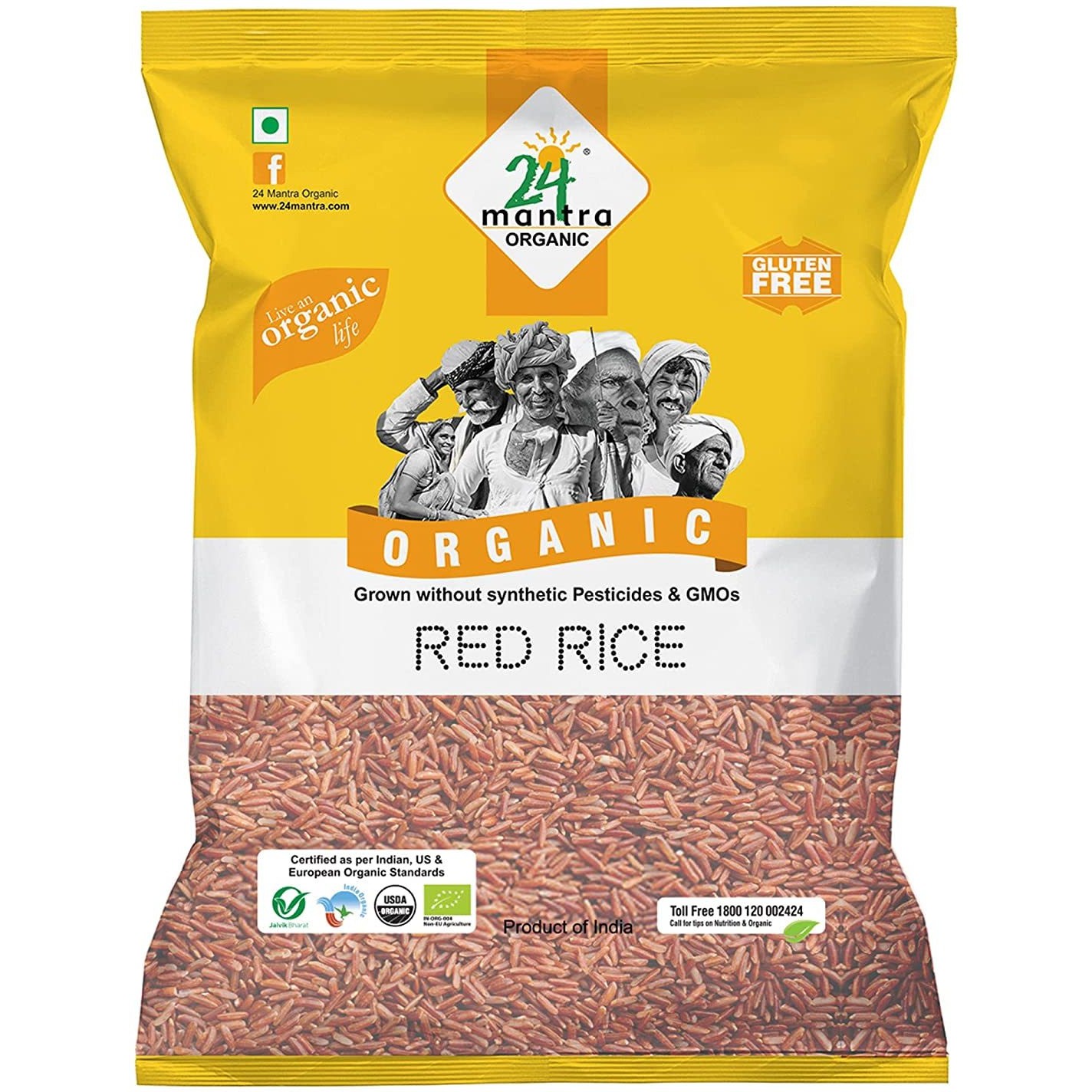 24 Mantra Organic Red Rice 4 LBS