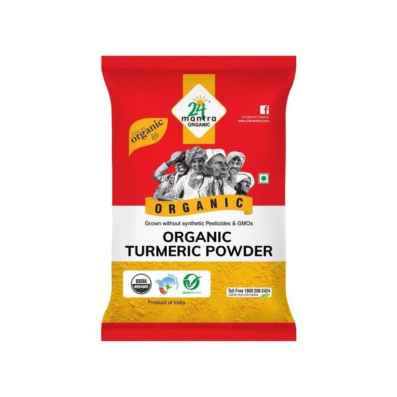 24 Mantra Organic Turmeric Powder 0.44 LBS