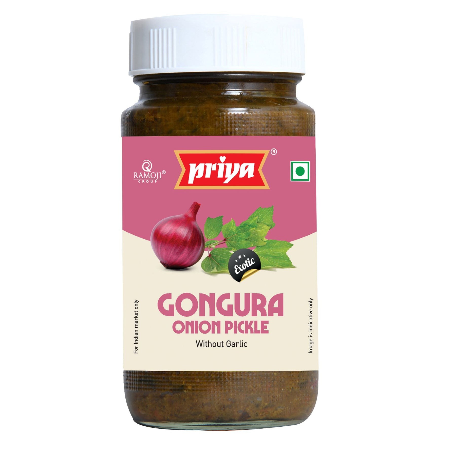 Priya Gongura Onion Pickle 0.66 LBS