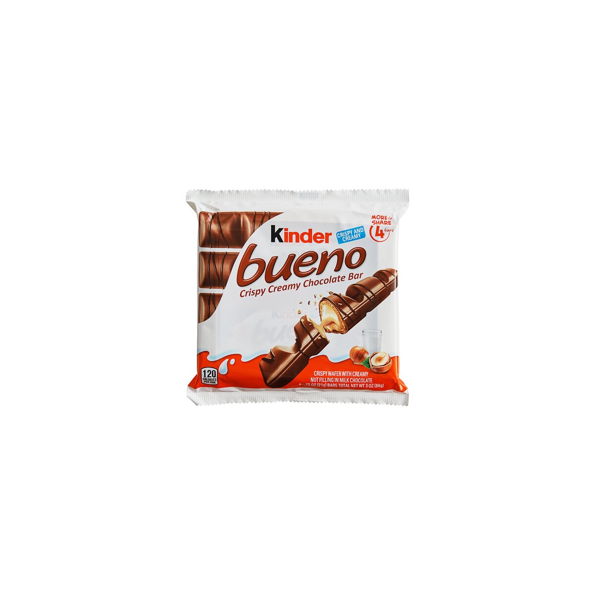 KINDER BUENO 4 BARS 86 GM