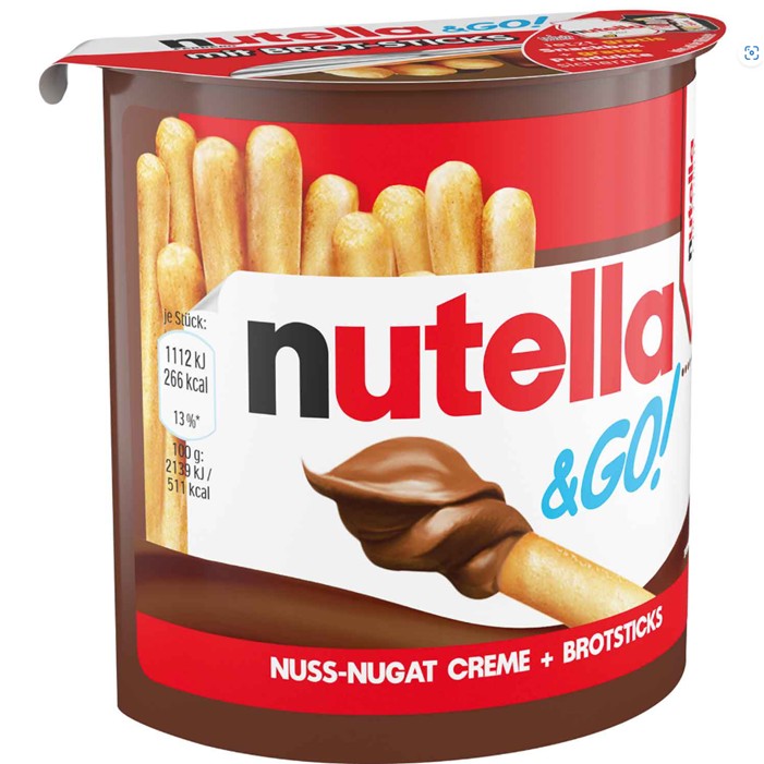 BREAD STICKNUTELLA 52 GM