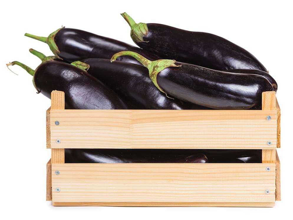 Box 1 2 Indian Eggplant 15 LBS
