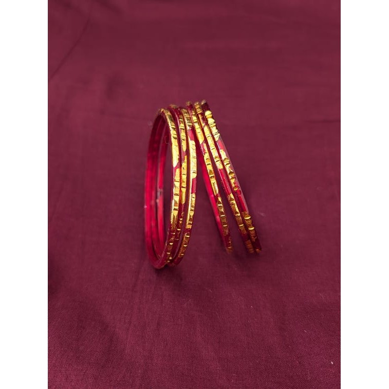 Red Gls Bangles Size 1 CT