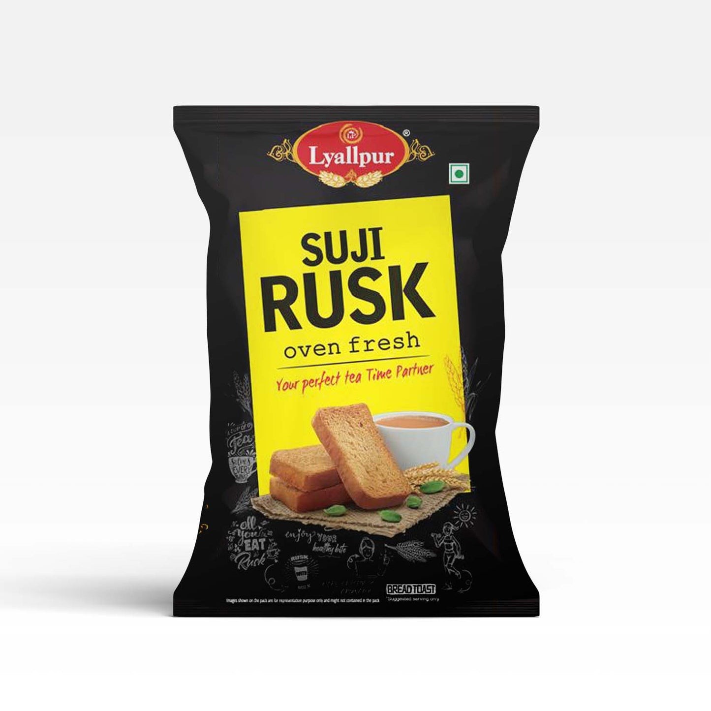 LYALLPURS SOOJI RUSK 600 GM