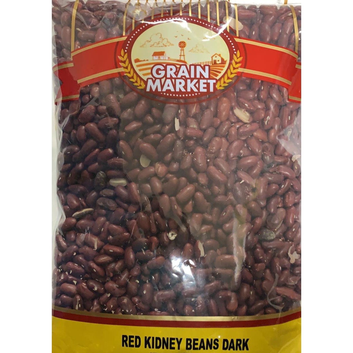 RED KIDNEY BEANS (DARK) GRAIN MARKET 2 LBS