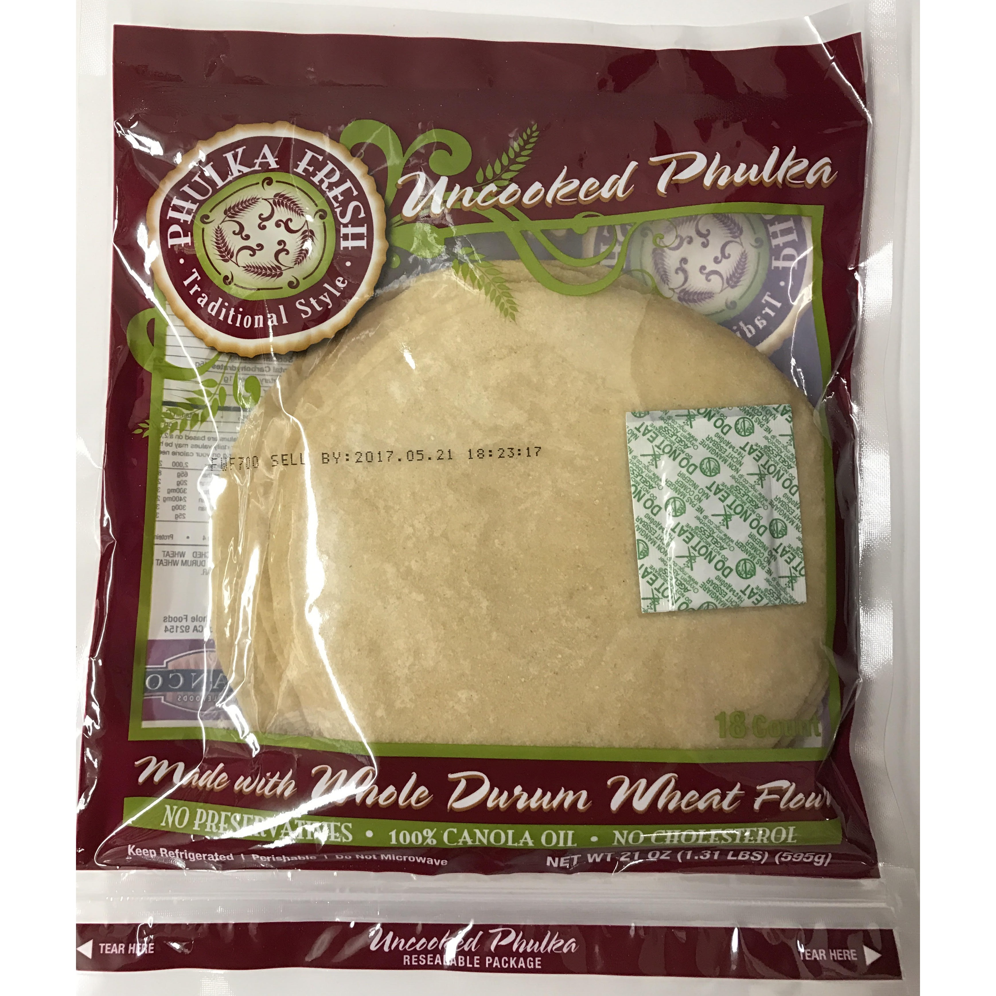 Phulka Fresh 1.31 LBS