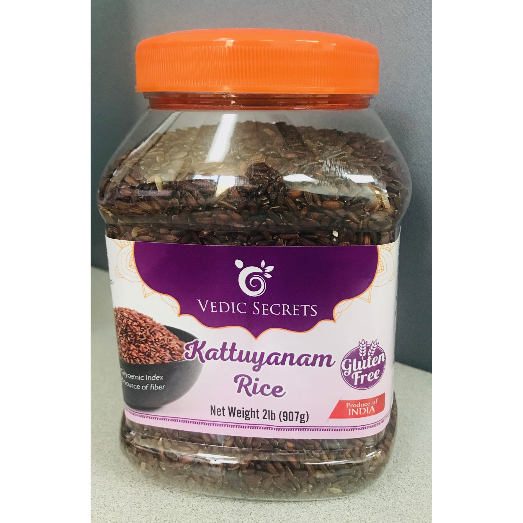 VEDIC SECRETS KATTUYANUM RICE 2 LBS