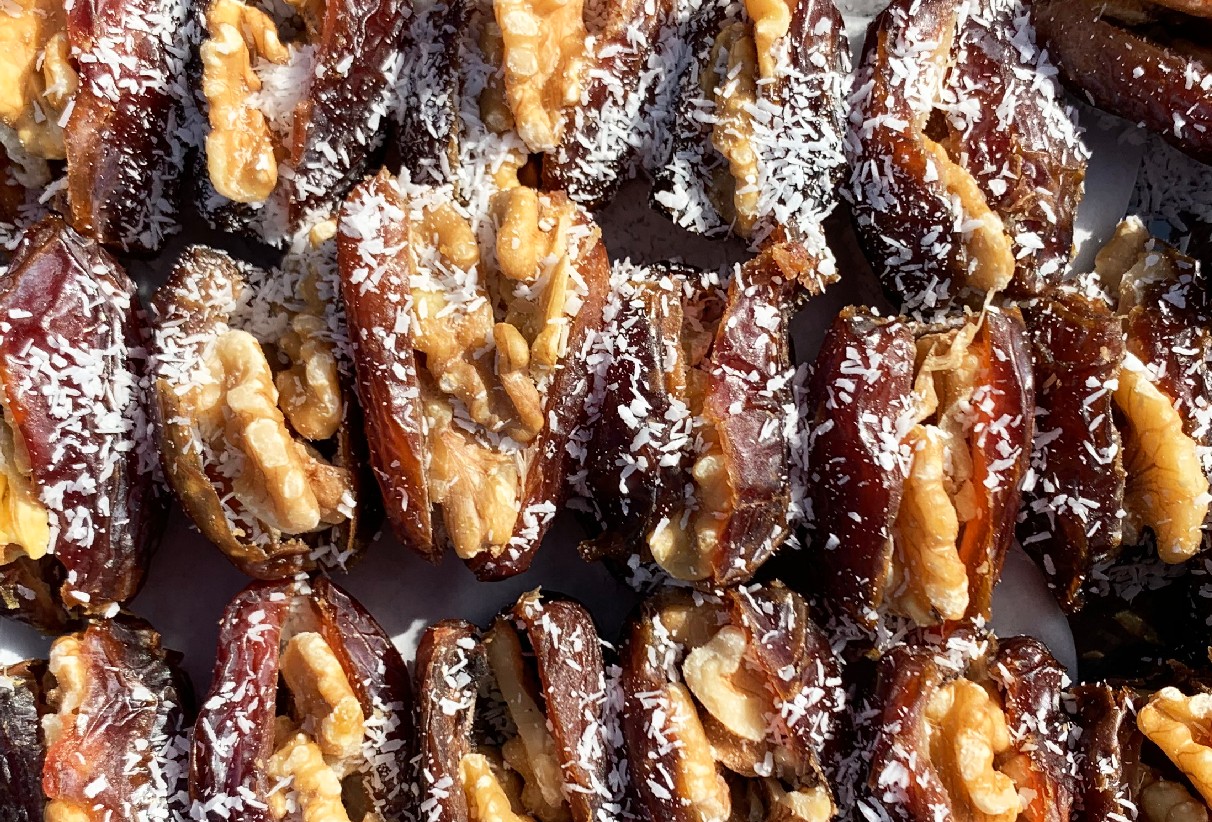 Crescent Coconut Walnut Dates 16 OZ