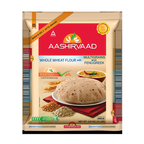 Aashirvaad Multigrain With Fenugreek Flour 10 LBS