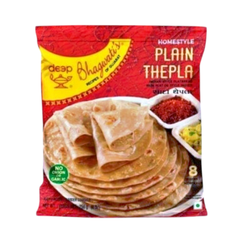 BHAGWATI'S Plain Thepla 8 COUNT