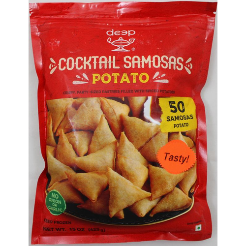 Deep Samosa   Deep Cocktail Potato Samosa 15 OZ