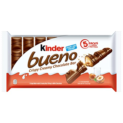 Kinder Bueno Hazelnut Chocolate Candy 3.5 OZ