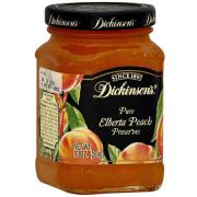 DICKENSONS PURE PEACH PRESERVES