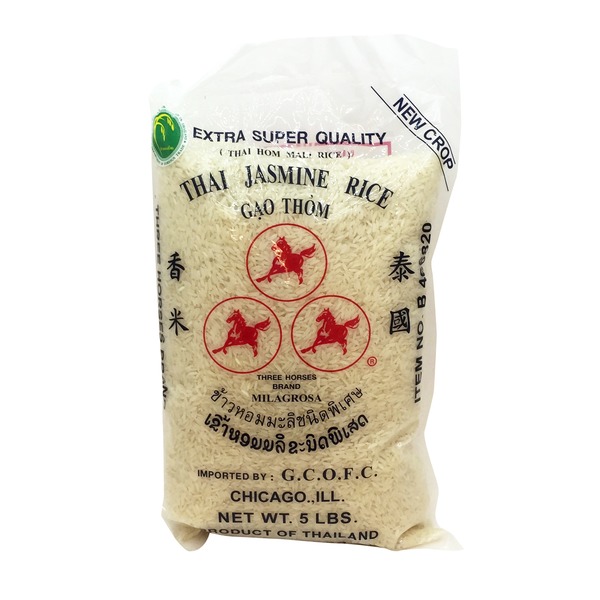 THREE HORSES THAI JASMINE RICE