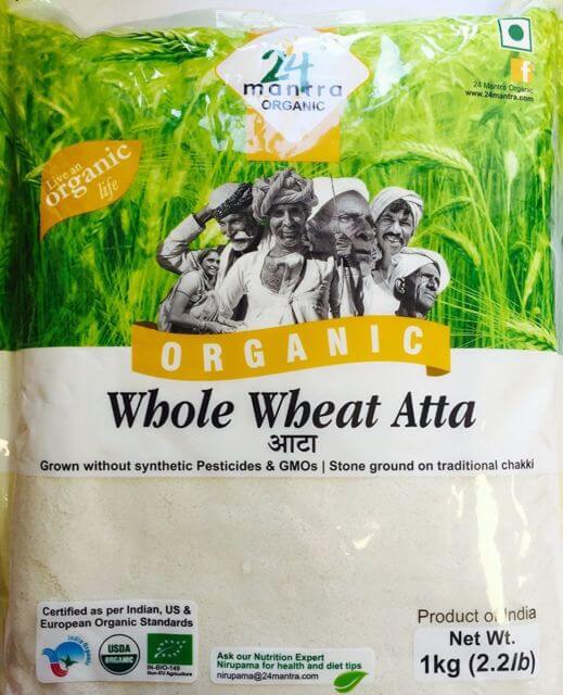 24 Mantra Organic Whole Wheat Flour Atta
