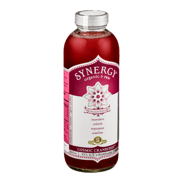 GTs Synergy Organic Kombucha Cosmic Cranberry