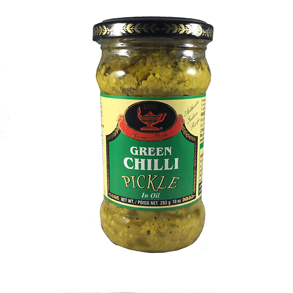DEEP GREEN CHILLI PICKLE