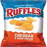 RUFFLE CHEDDAR CHEESE /SOUR CR