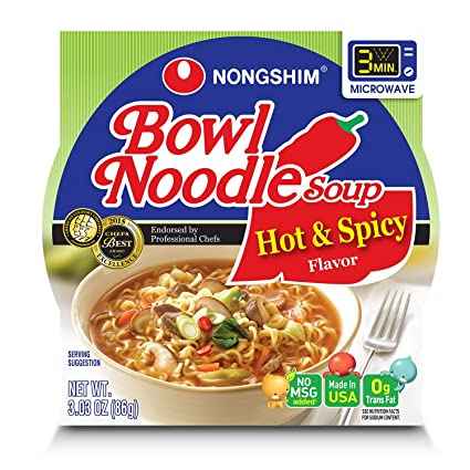 NONG SHIM HOTandSPICY NOODLE BWL