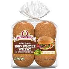 BROWNBERRY WHOLE WHEAT BUNS