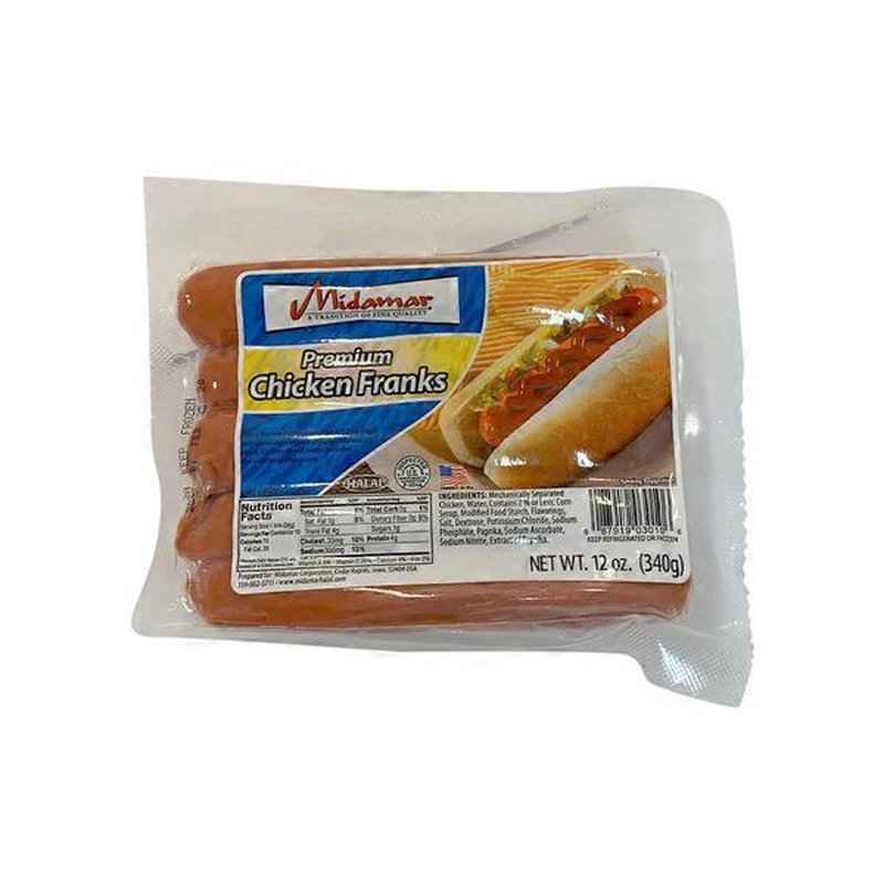 MIDAMAR PREMIUM CHICKEN FRANKS