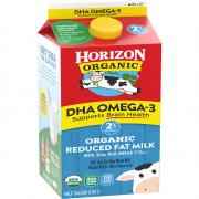HORIZON ORGANIC MILK 2 % W/DHA