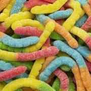 CANDYLICIOUS NEON GUMMY WORMS