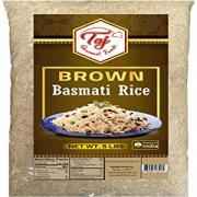 TAJ Gourmet Brown Basmati Rice Naturally Aged